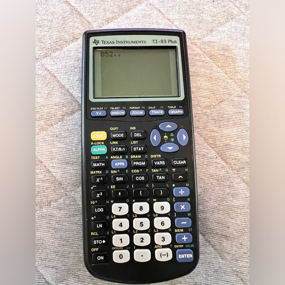 Texas Instruments TI-83 Plus Graphing Calculator Works Great New Batteries - Picture 3 of 8